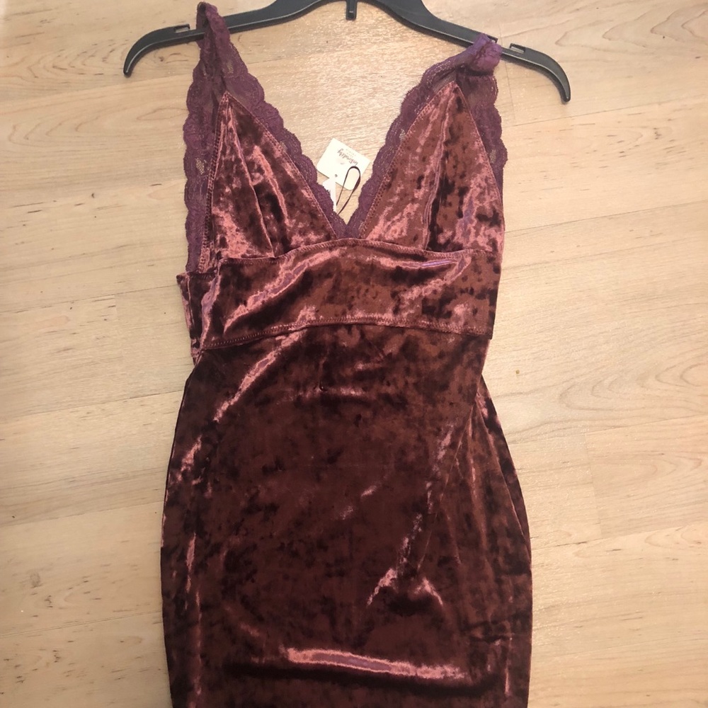 Velvet free people dress